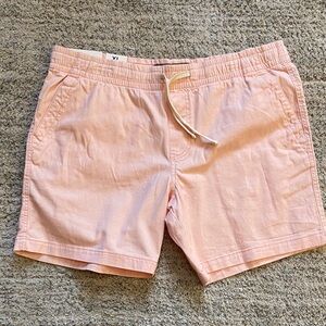 Men's Plugg Pink/Peach Drawstring Casual Shorts XL
